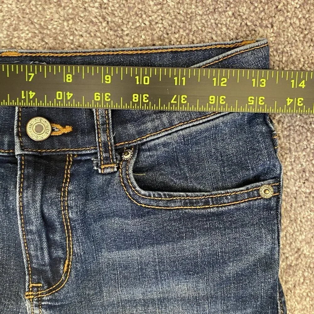 Old Navy Kids Karate Jeans Size 12 Regular Blue Stretch Expandable Waist EUC